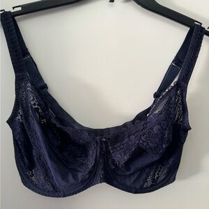 Maison lebaby navy blue bra. Tags removed., size is 34g. Only worn a few times.